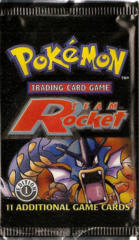 Pokemon Team Rocket 1st Edition Booster Pack - Gyarados Artwork